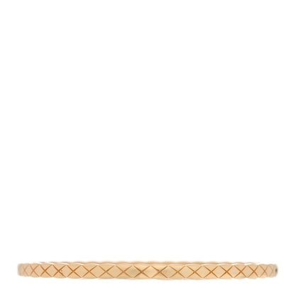 Chanel 18K Yellow Gold Mini Coco Crush Bangle Bracelet L 2 of 3
