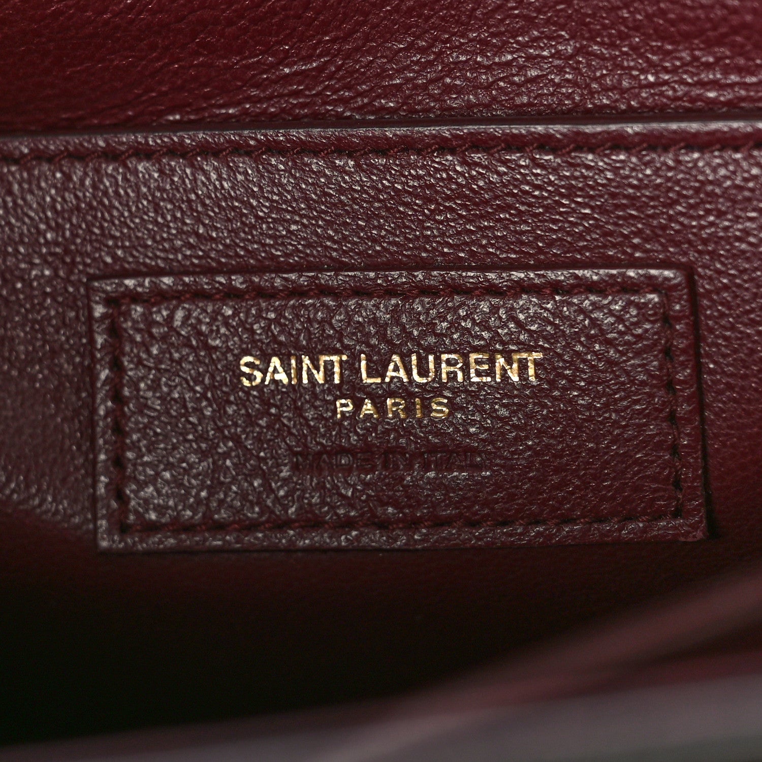Saint Laurent Grain de Poudre Medium Classic Monogram Cassandra Top Handle Black Rouge Legion 6 of 13