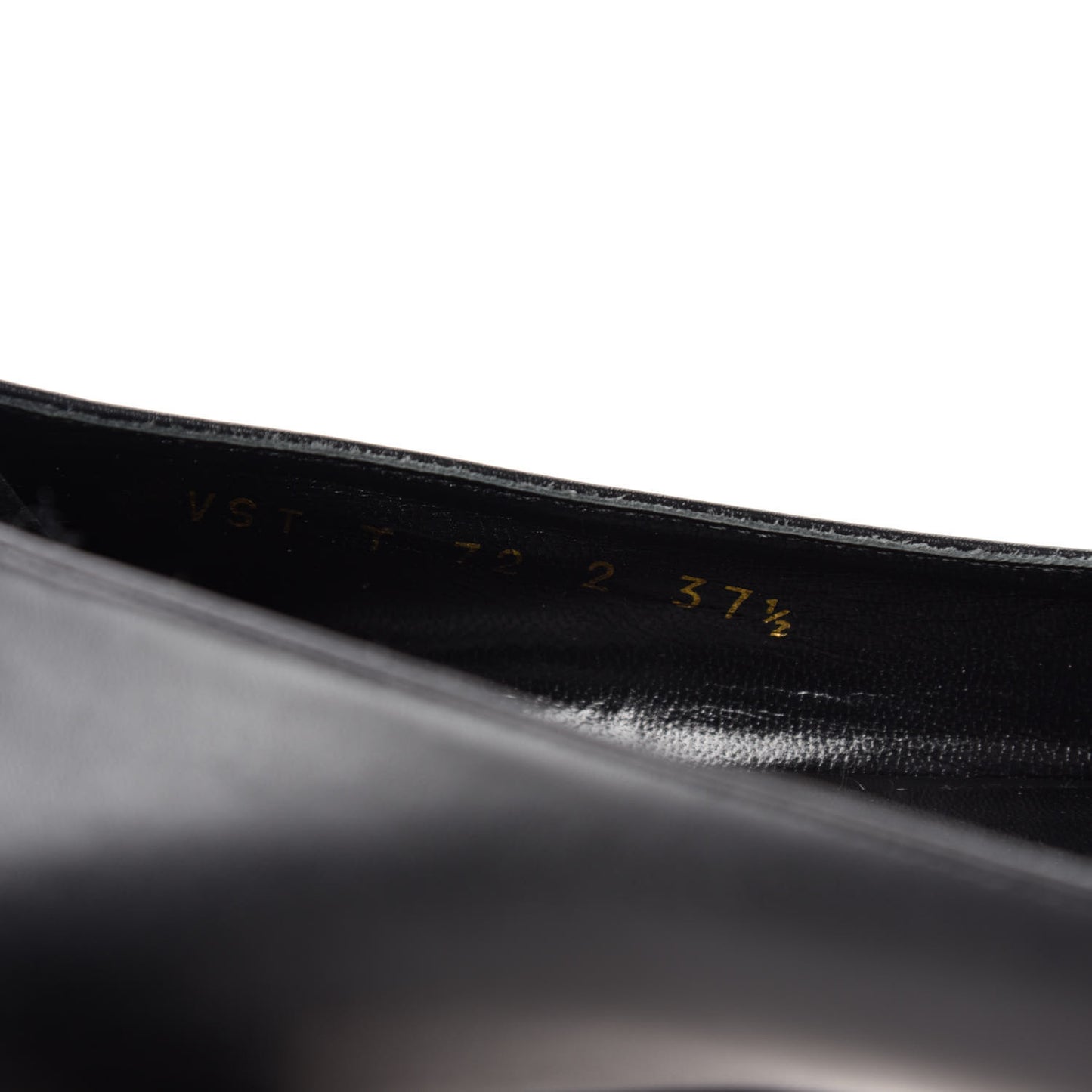 Nappa Vlogo Flats 37.5 Black