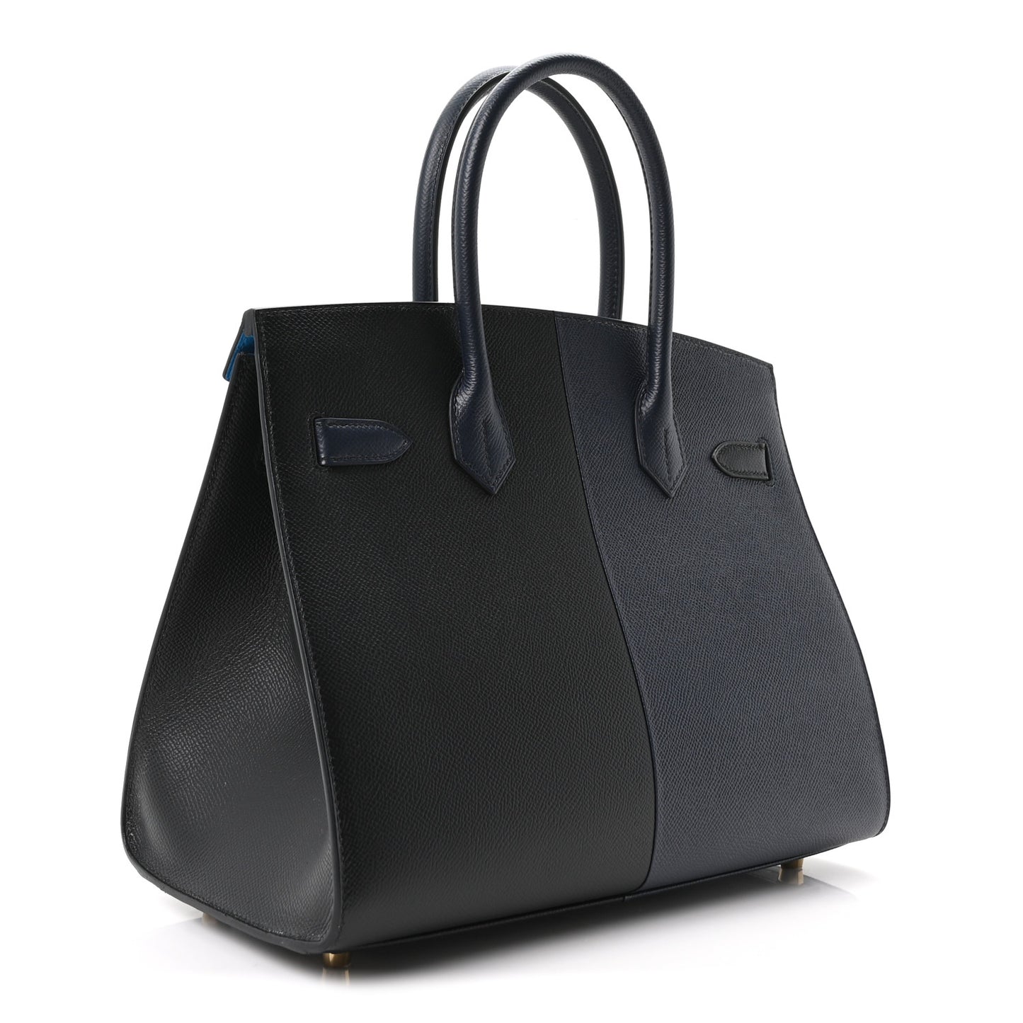 Epsom Casaque Birkin Sellier 30 Bleu Indigo Black Bleu Frida