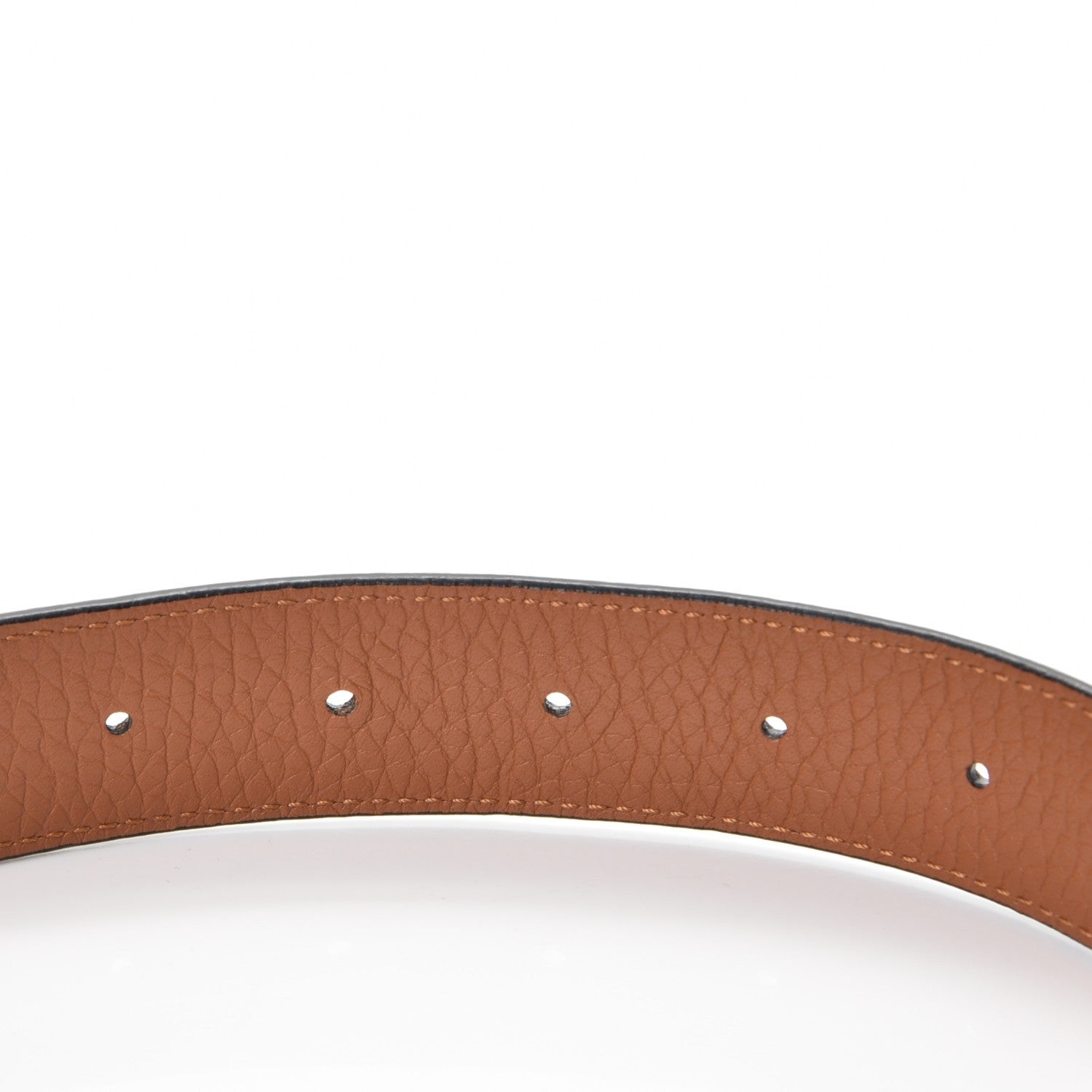 Louis Vuitton Taurillon Calfskin 30mm LV Initiales Reversible Belt 85 34 Black 5 of 6
