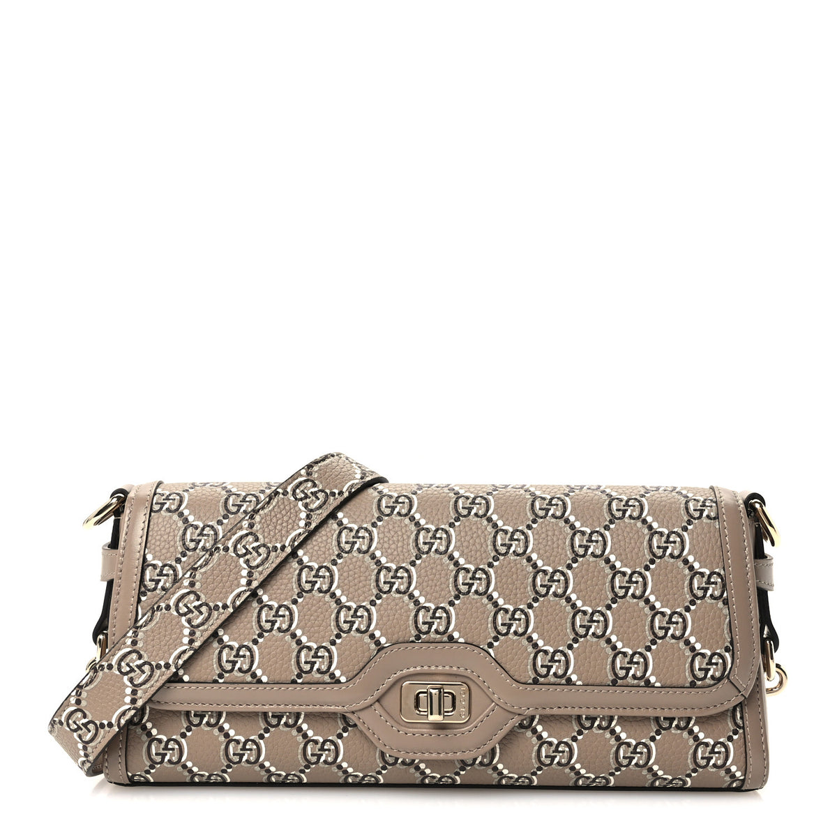 Gucci GG Shadow Monogram Small Luce Shoulder Bag Beige 1 of 10