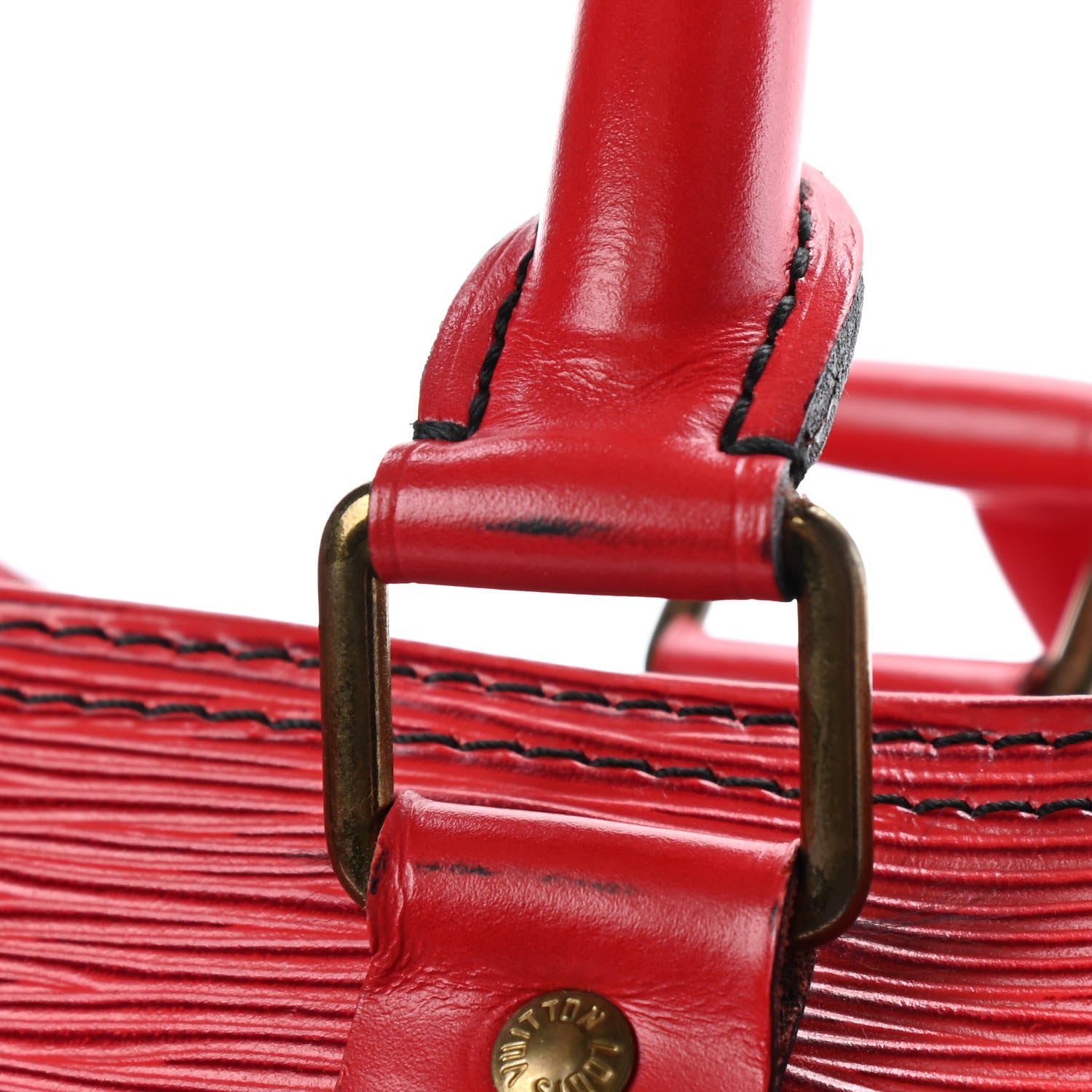 Louis Vuitton Epi Keepall 45 Castillan Red 5 of 5