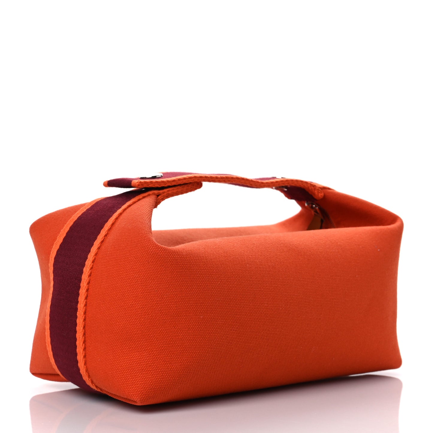 Canvas Small Bride-A-Brac Pouch Orange Burgundy