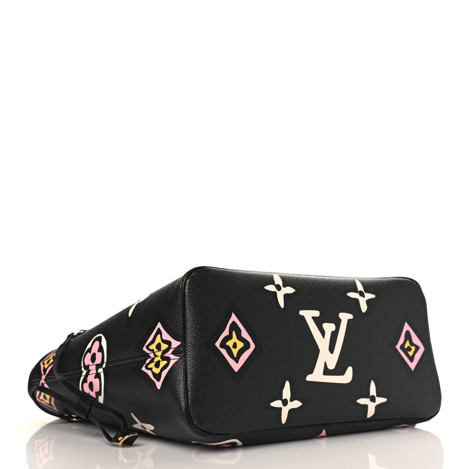 Louis Vuitton Monogram Giant Wild At Heart Neverfull MM Black 5 of 10
