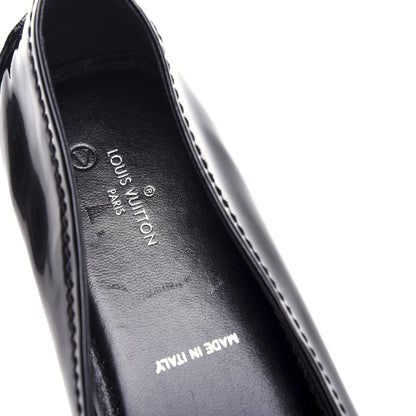 Louis Vuitton Patent Calfskin Oxford Ballerina Flats 40.5 Black 8 of 11