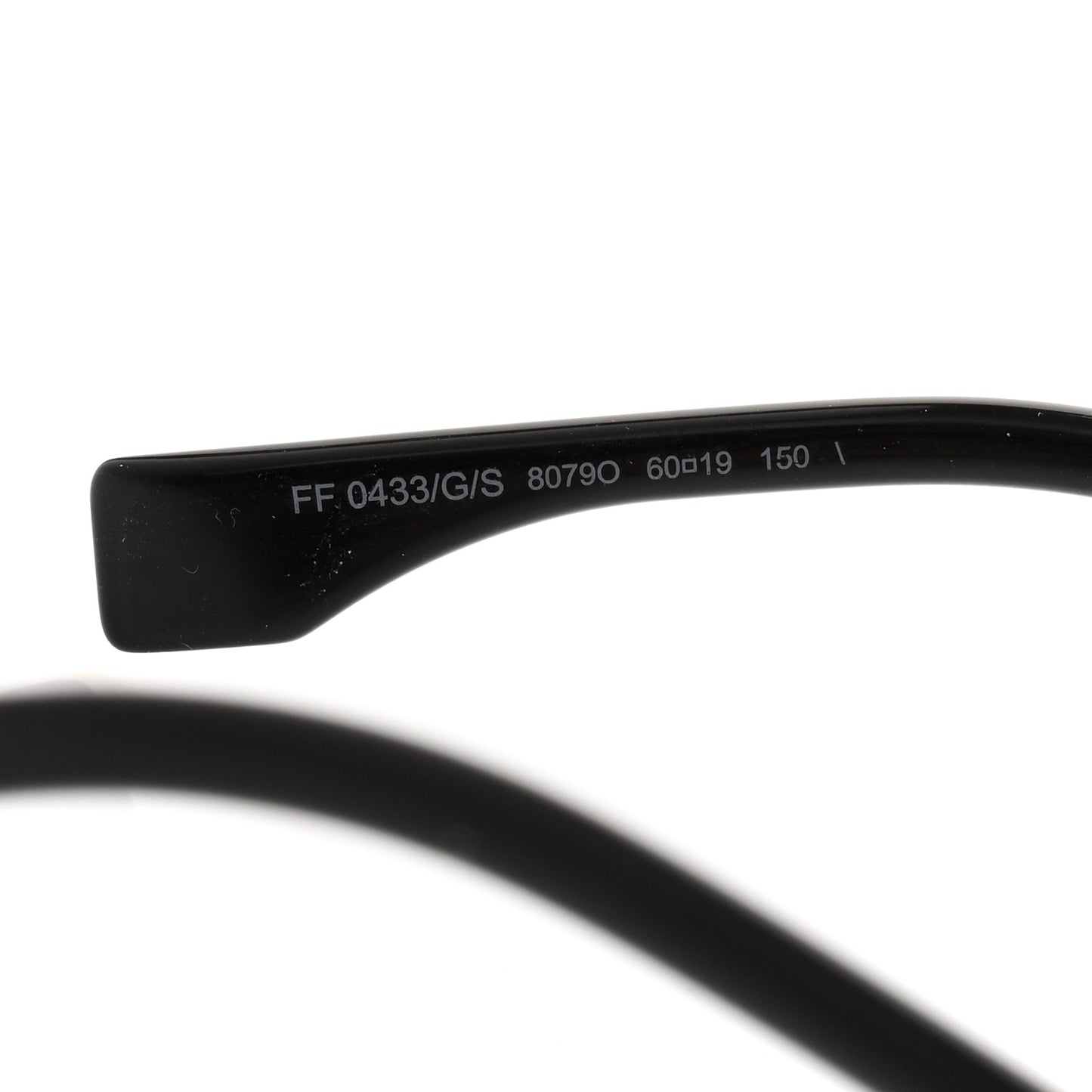 Acetate Cat Eye Sunglasses FF 0433/G/S Black