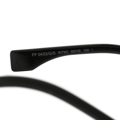 Fendi Acetate Cat Eye Sunglasses FF 0433/G/S Black 6 of 8