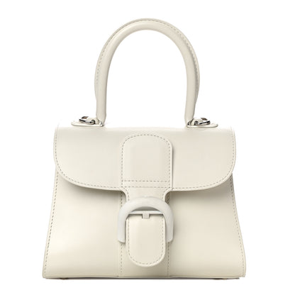 Delvaux Box Calfskin Mini Brillant Satchel Ivory 1 of 13