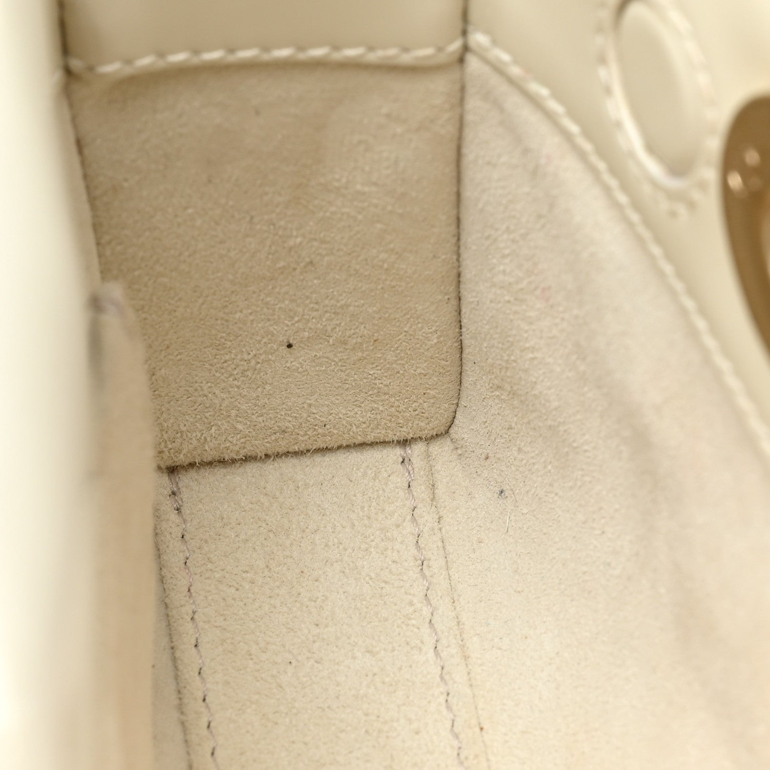 Christian Dior Patent Cannage Small Lady D-Joy White 10 of 11