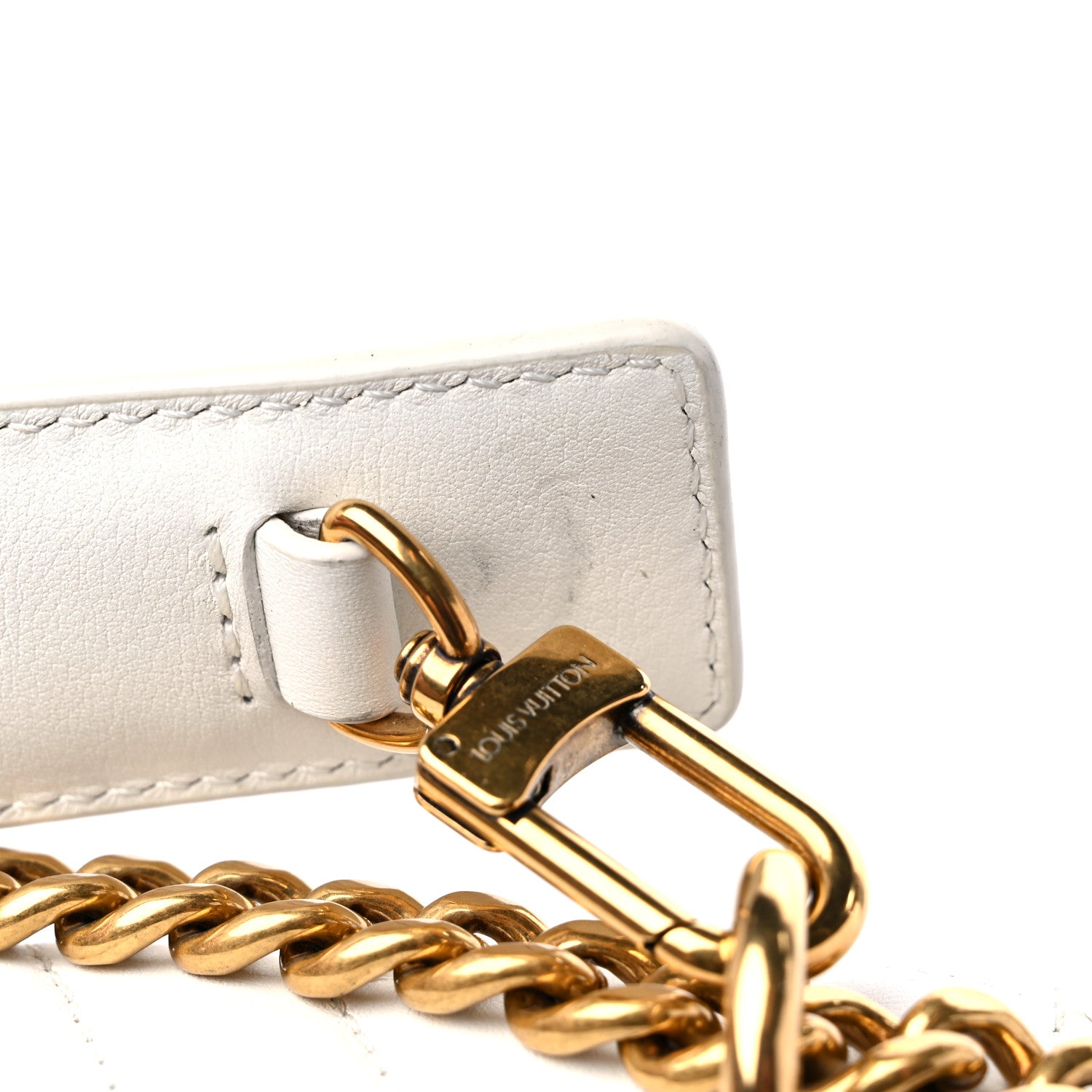 Louis Vuitton Calfskin New Wave Chain PM White 11 of 11