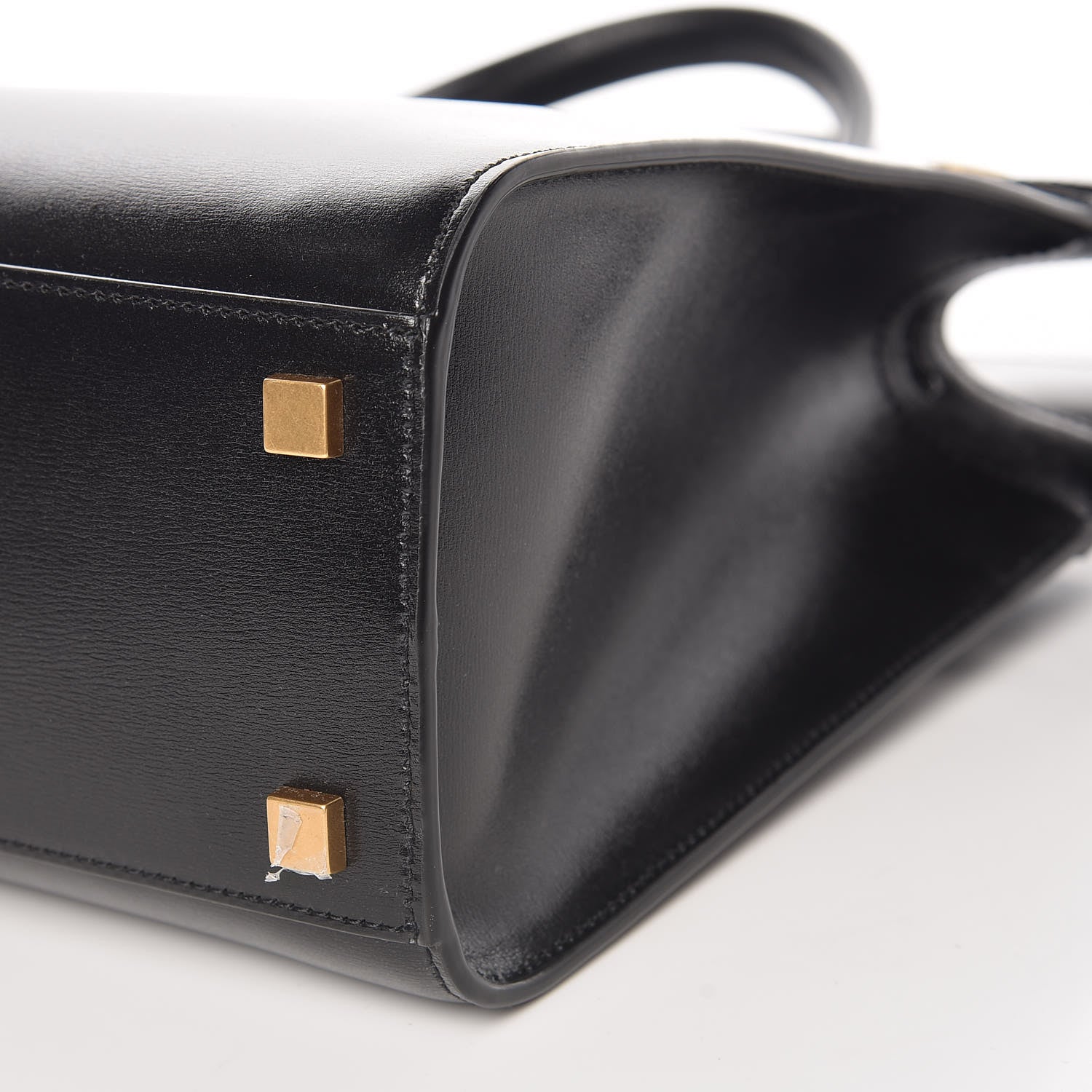 Saint Laurent Calfskin Small Manhattan Shopper Tote Black 10 of 10