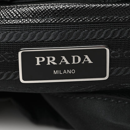 Prada Tessuto Nylon Saffiano Vela Backpack Black 6 of 9