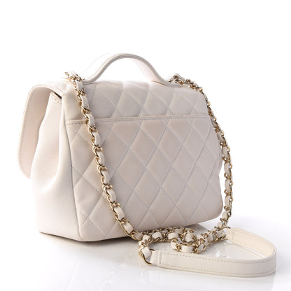 Chanel Caviar Quilted Medium Business Affinity Flap White 2 of 11