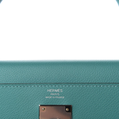 Hermes Evercolor Verso Kelly Retourne 28 Vert Verone Bleu Du Nord 7 of 14