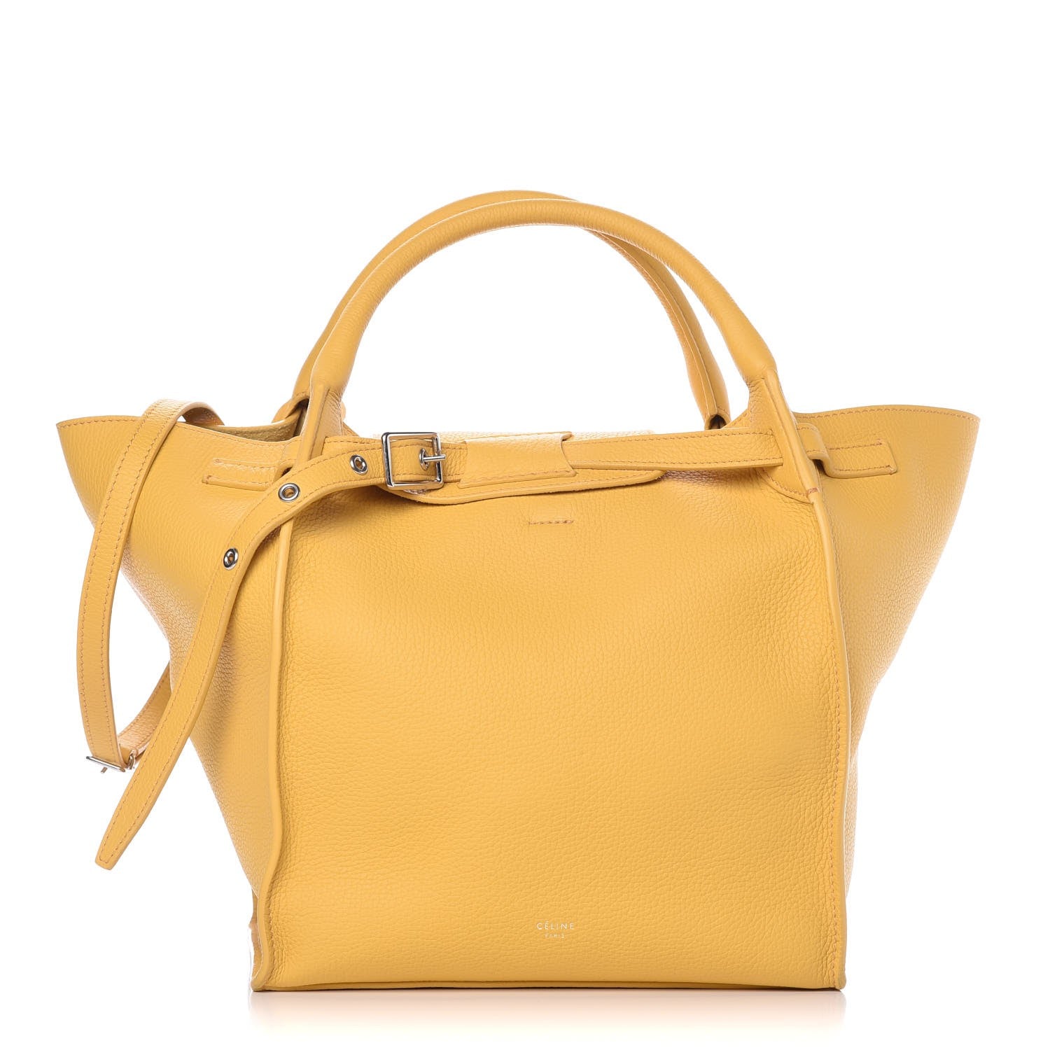 Celine Supple Grained Calfskin Small Big Bag Sunflower 1 of 8