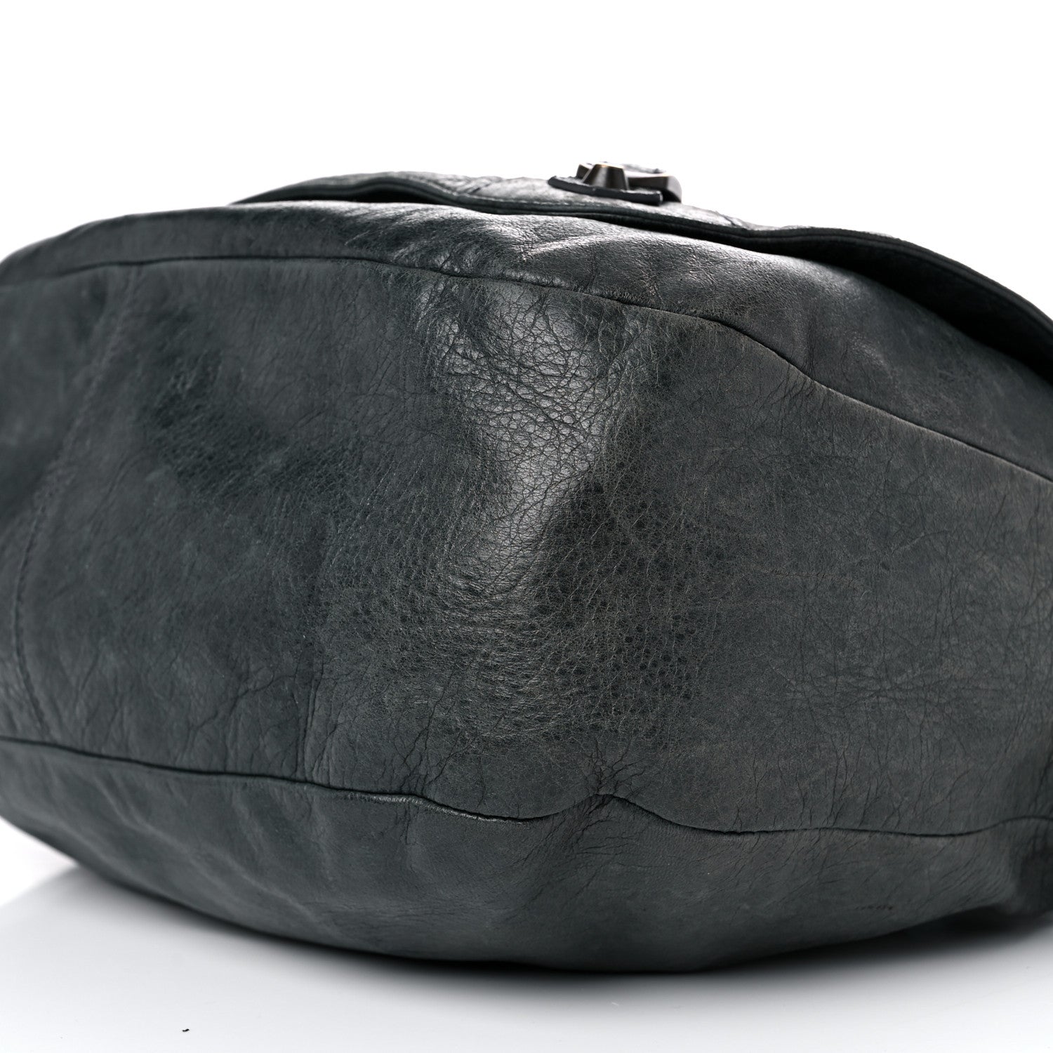 Balenciaga Agneau Classic Hardware Folk Messenger Anthracite 9 of 15