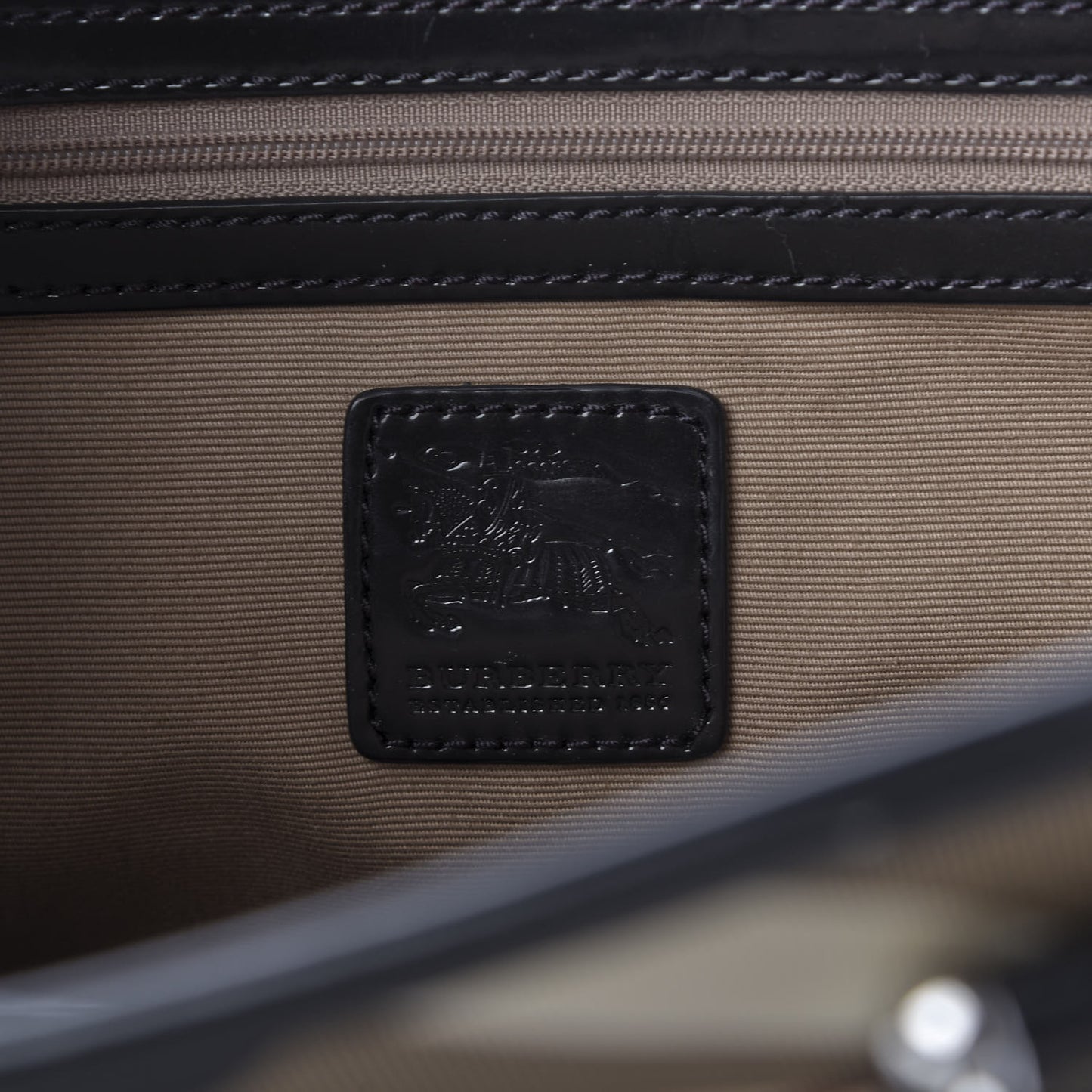 Nova Check Medium Tote Black