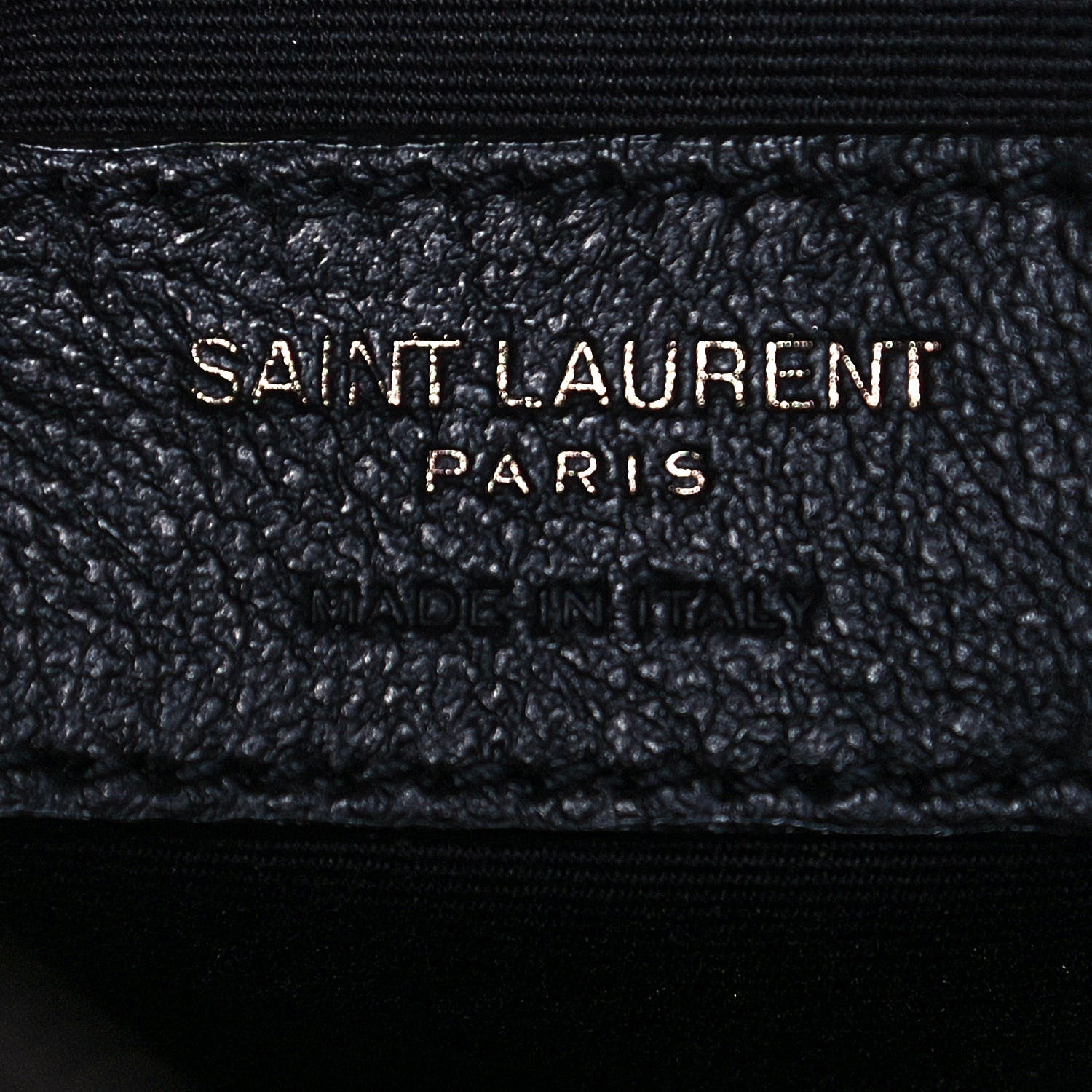 Saint Laurent Patent Calfskin Matelasse Monogram Lou Camera Bag Black 8 of 9
