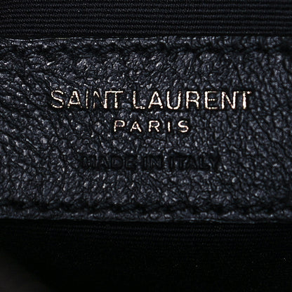 Saint Laurent Patent Calfskin Matelasse Monogram Lou Camera Bag Black 8 of 9