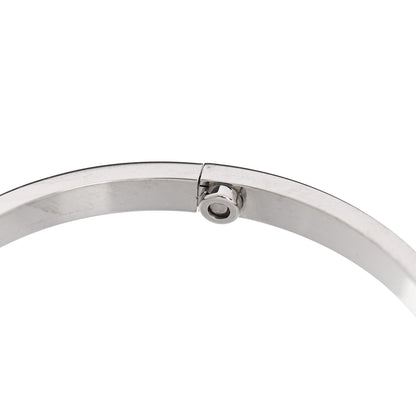 Cartier 18K White Gold Small LOVE Bracelet 16 6 of 8