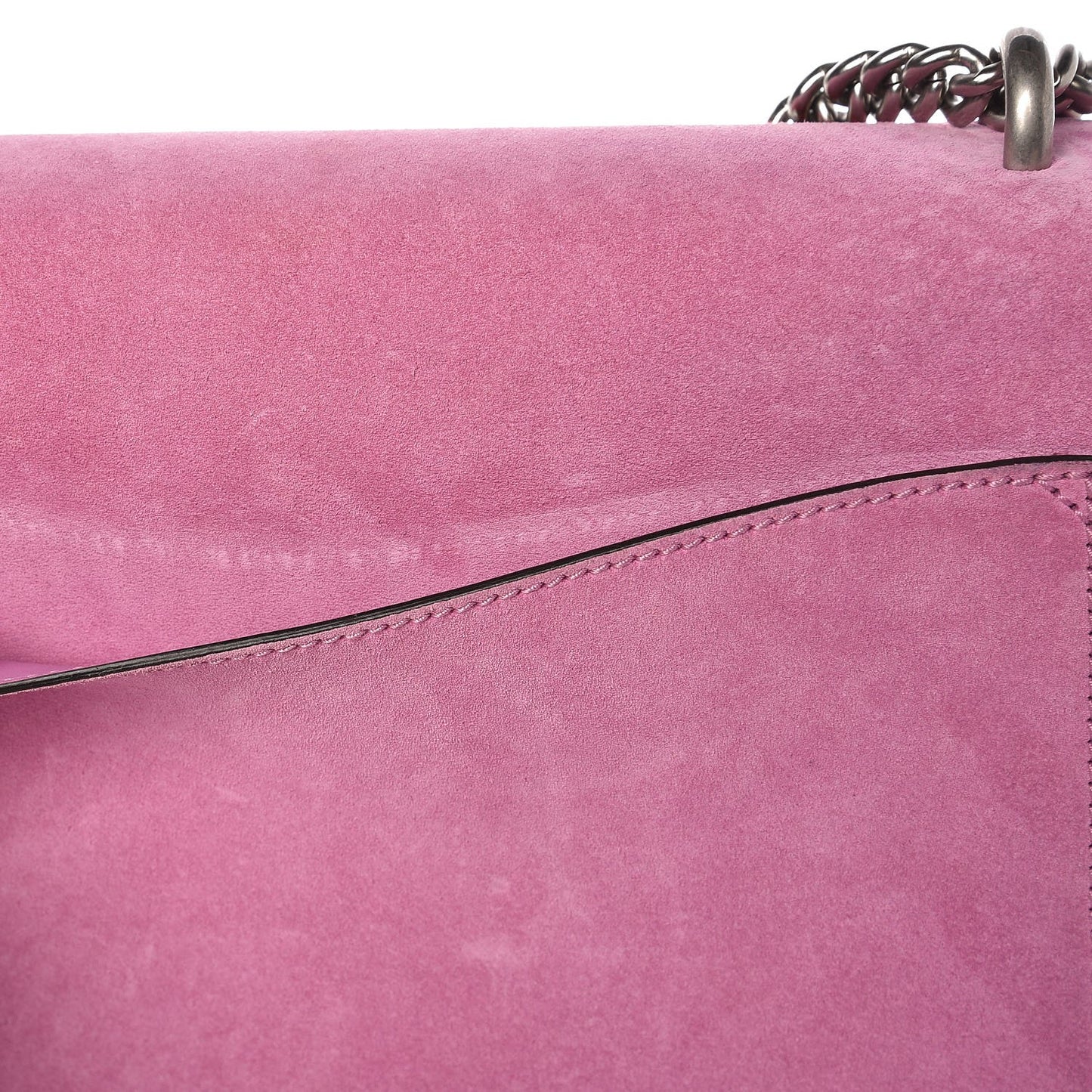 Suede Cudu Embroidered Medium Dionysus Shoulder Bag Candy Mousse Multicolor