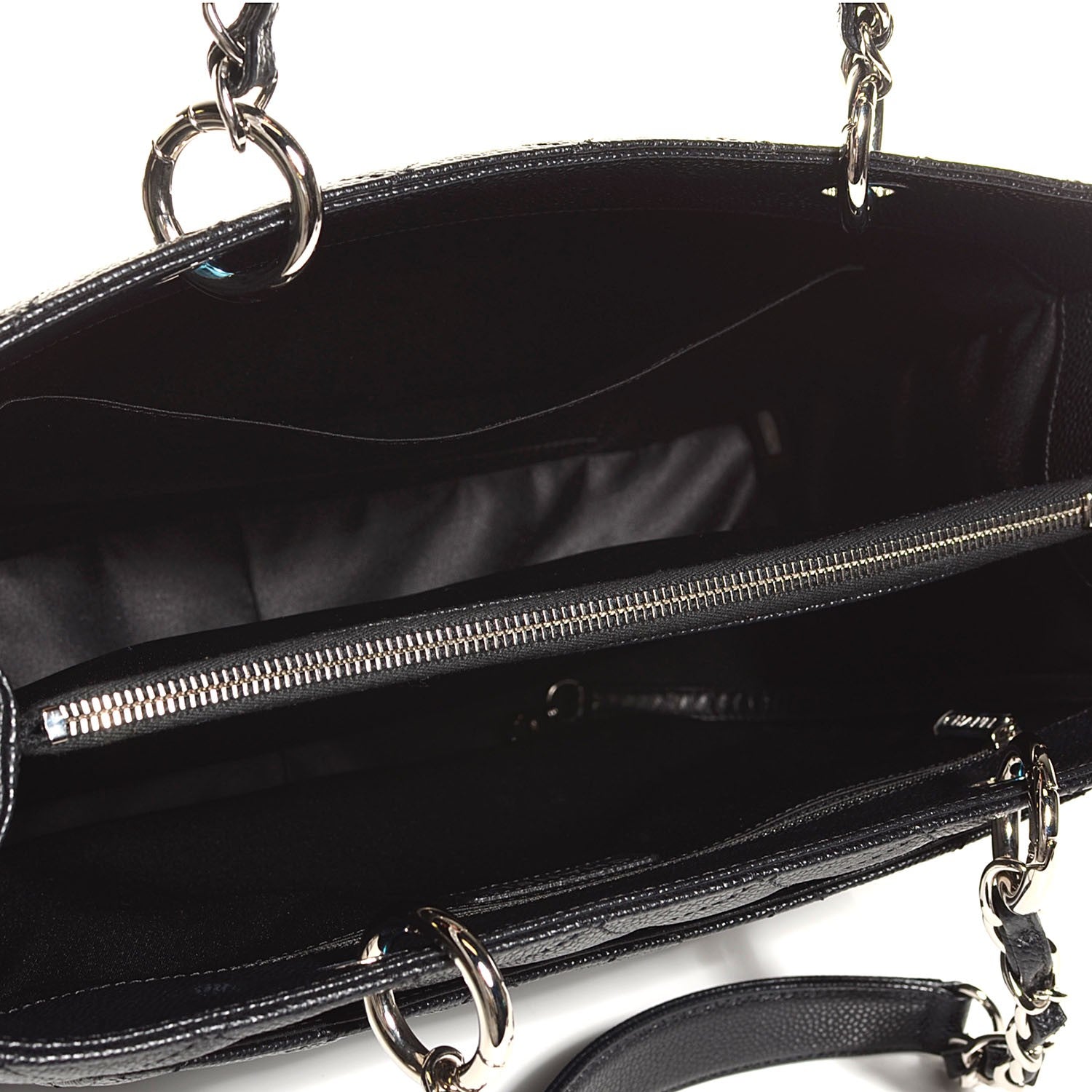 Chanel Caviar Quilted Grand Shopping Tote GST Black 5 of 8