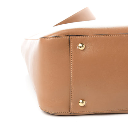 Fendi Vitello Glacier Medium FF Tote Nocciola 7 of 9
