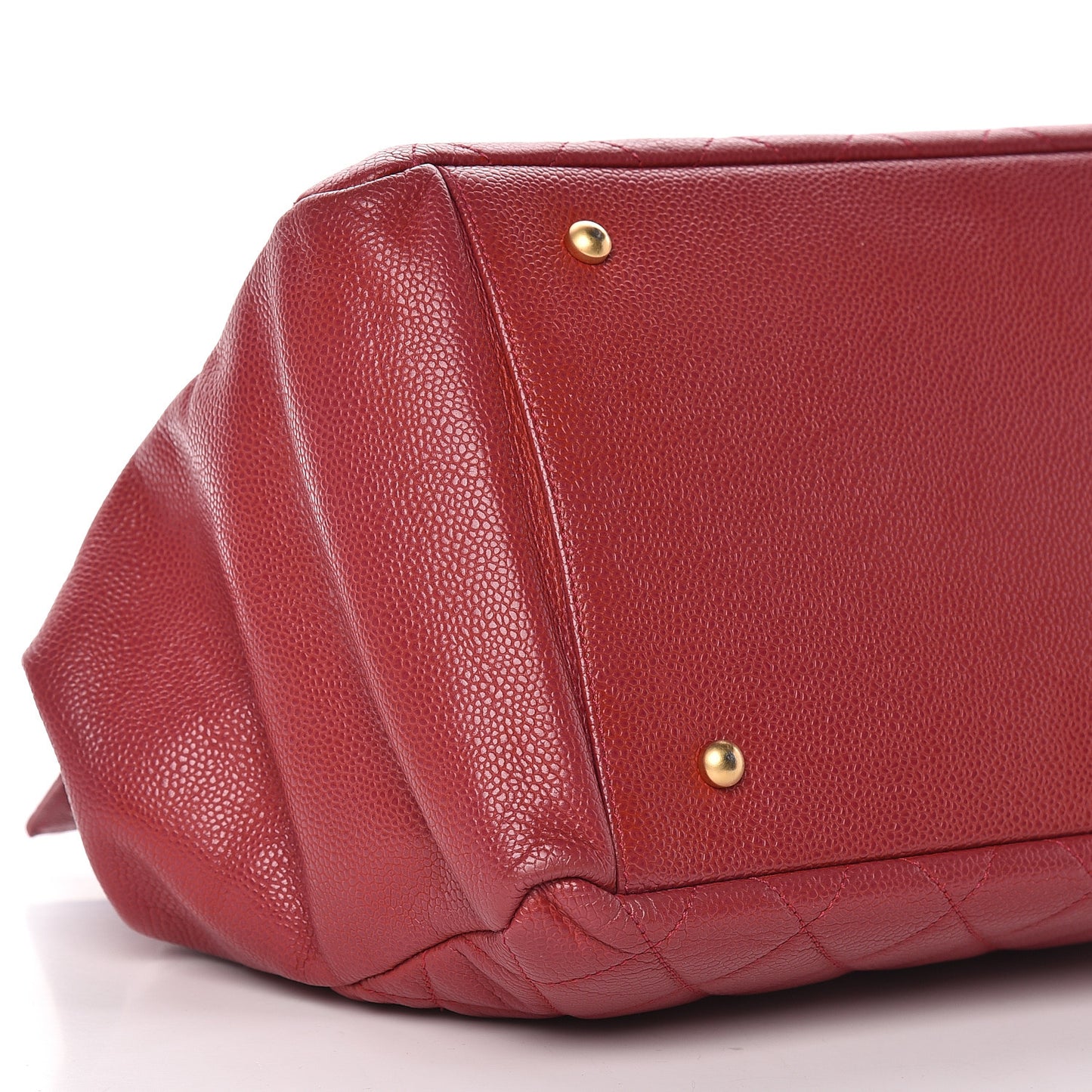Caviar Quilted Petit Timeless Tote PTT Dark Pink
