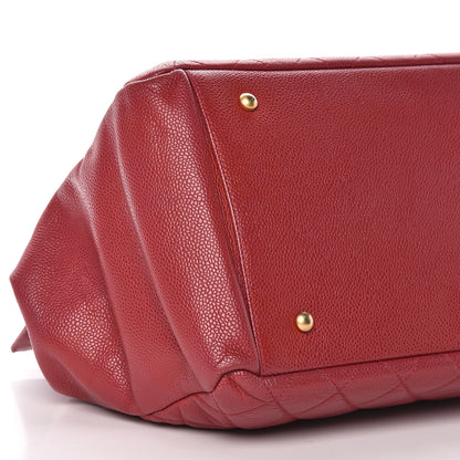 Chanel Caviar Quilted Petit Timeless Tote PTT Dark Pink 9 of 22