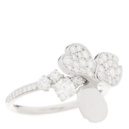 Tiffany Platinum Diamond Paper Flowers Mixed Cluster Ring 49 5 4 of 4