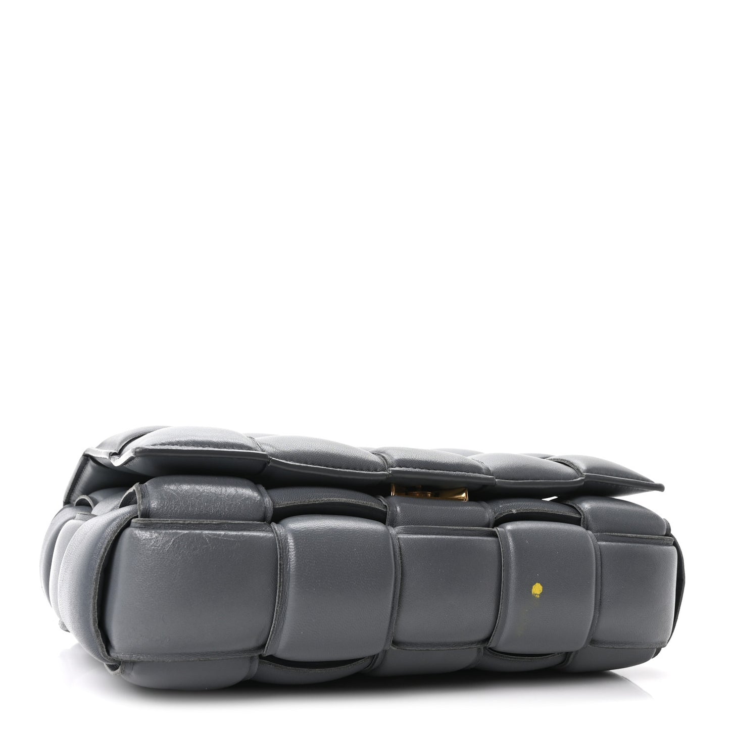 Nappa Maxi Intreccio Padded Cassette Crossbody Bag Thunder