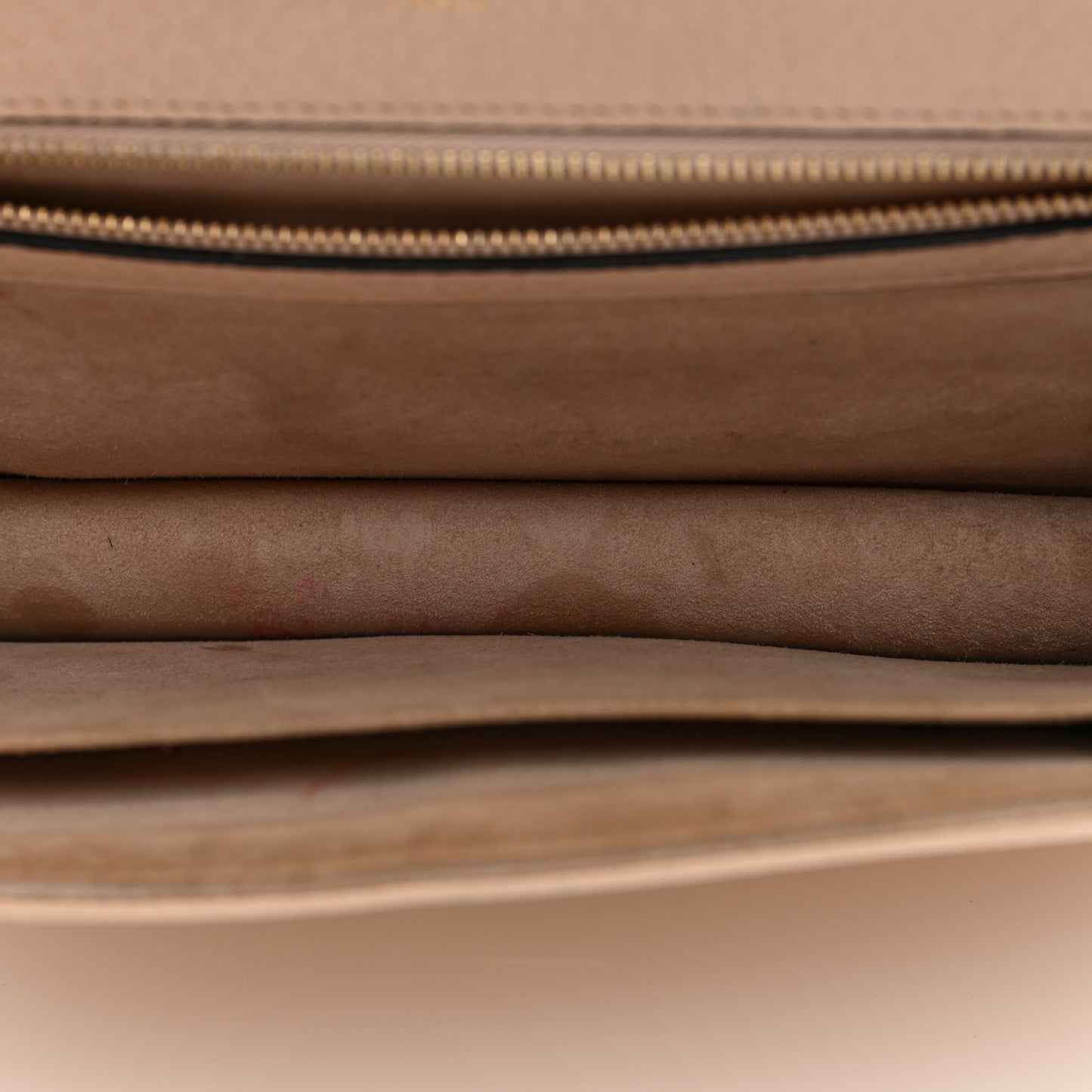 Grained Calfskin Medium Diorama Flap Bag Nude