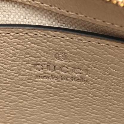 Gucci GG Supreme Monogram Textured Dollar Calfskin Web Small Ophidia GG Handbag Beige Mystic White Oatmeal 6 of 8