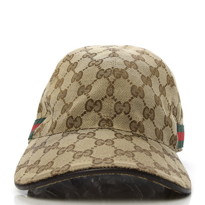 Gucci Monogram Web Baseball Hat XL Beige Cocoa 3 of 8