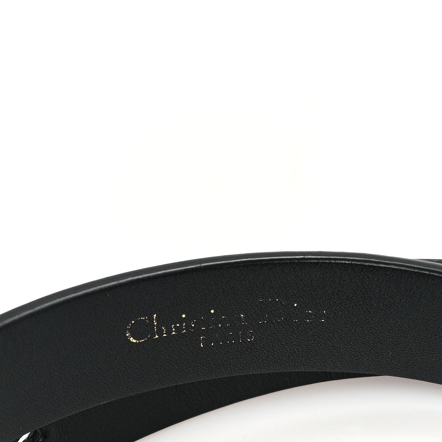 Calfskin Saddle Belt 70 28 Black