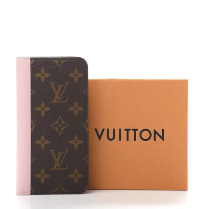 Louis Vuitton Monogram iPhone XS Max Folio Case Rose Ballerine 8 of 8