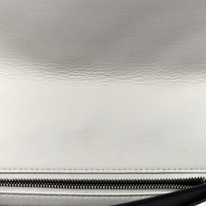 Balenciaga Calfskin Charms Logo Matelasse M BB Round Shoulder Bag Blanc Bleu Orange 10 of 14