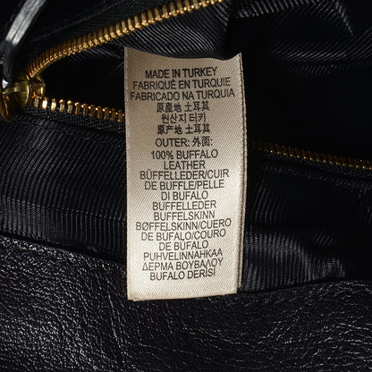 Burberry Buffalo Leather East West Tote Black 8 of 11