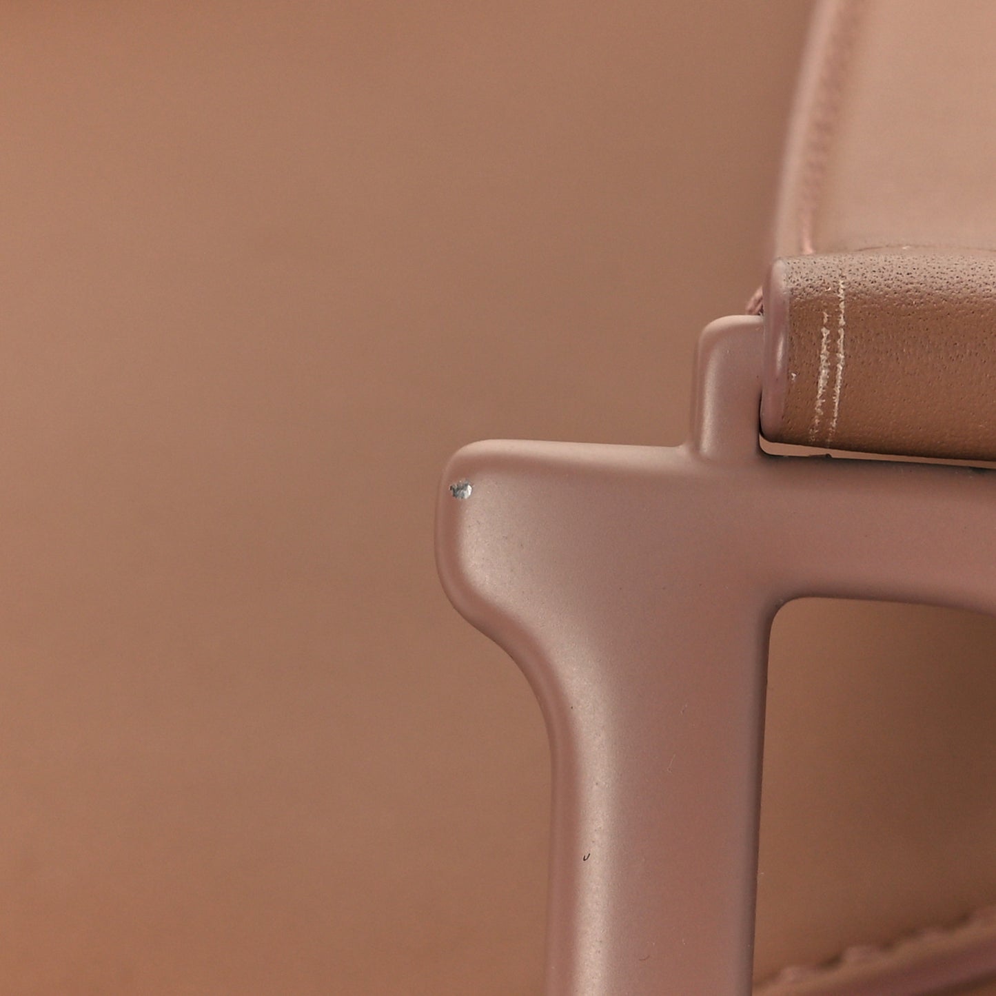 Ultra Matte Calfskin Saddle Bag Blush