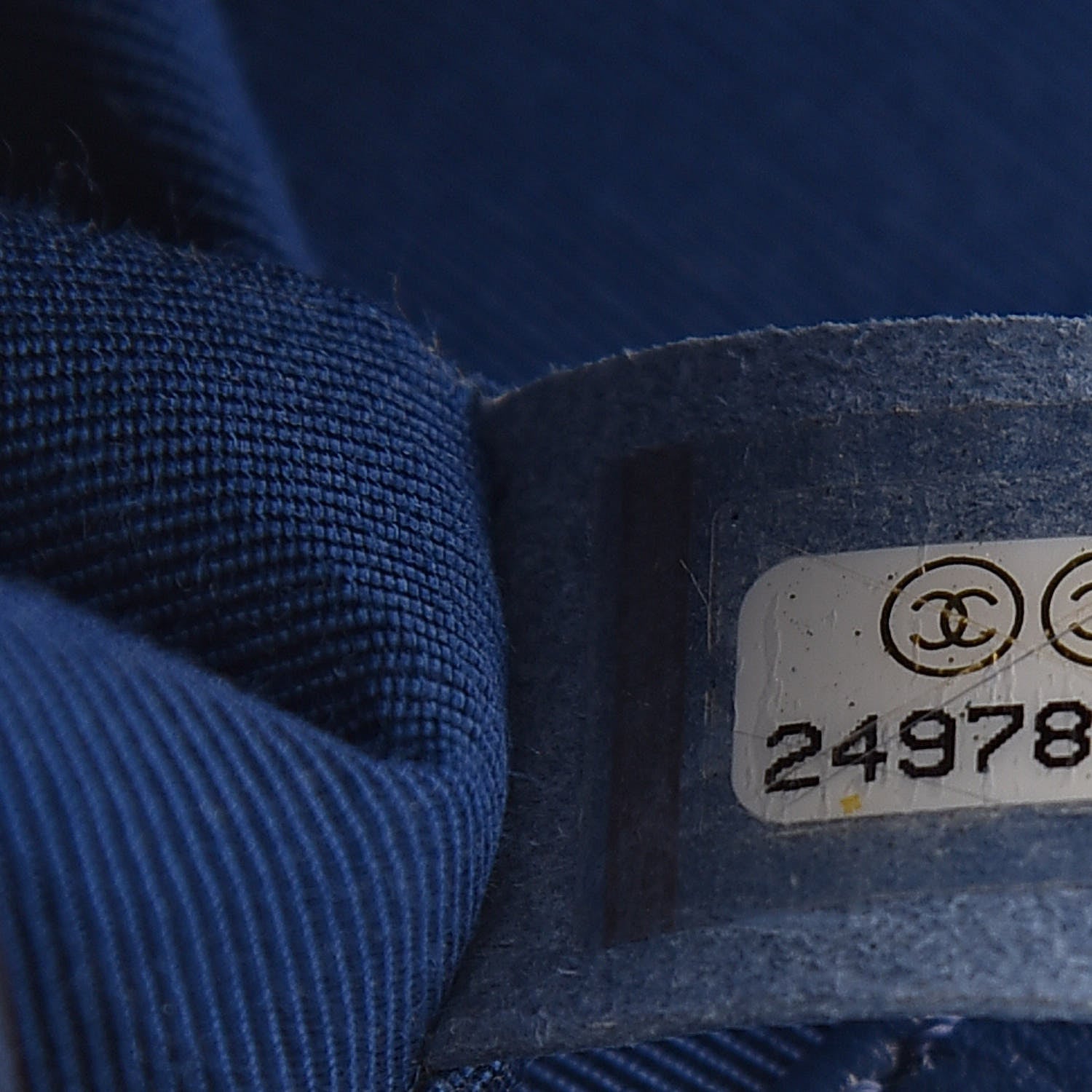 Chanel Calfskin Quilted Medium Boy Flap Blue 10 of 12