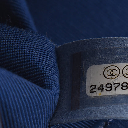 Chanel Calfskin Quilted Medium Boy Flap Blue 10 of 12