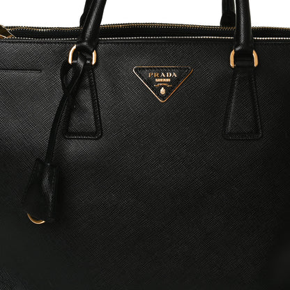 Prada Saffiano Large Galleria Double Zip Tote Black 11 of 11
