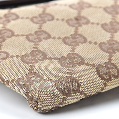 Gucci GG Monogram Double Pocket Belt Bag Dark Brown 11 of 17
