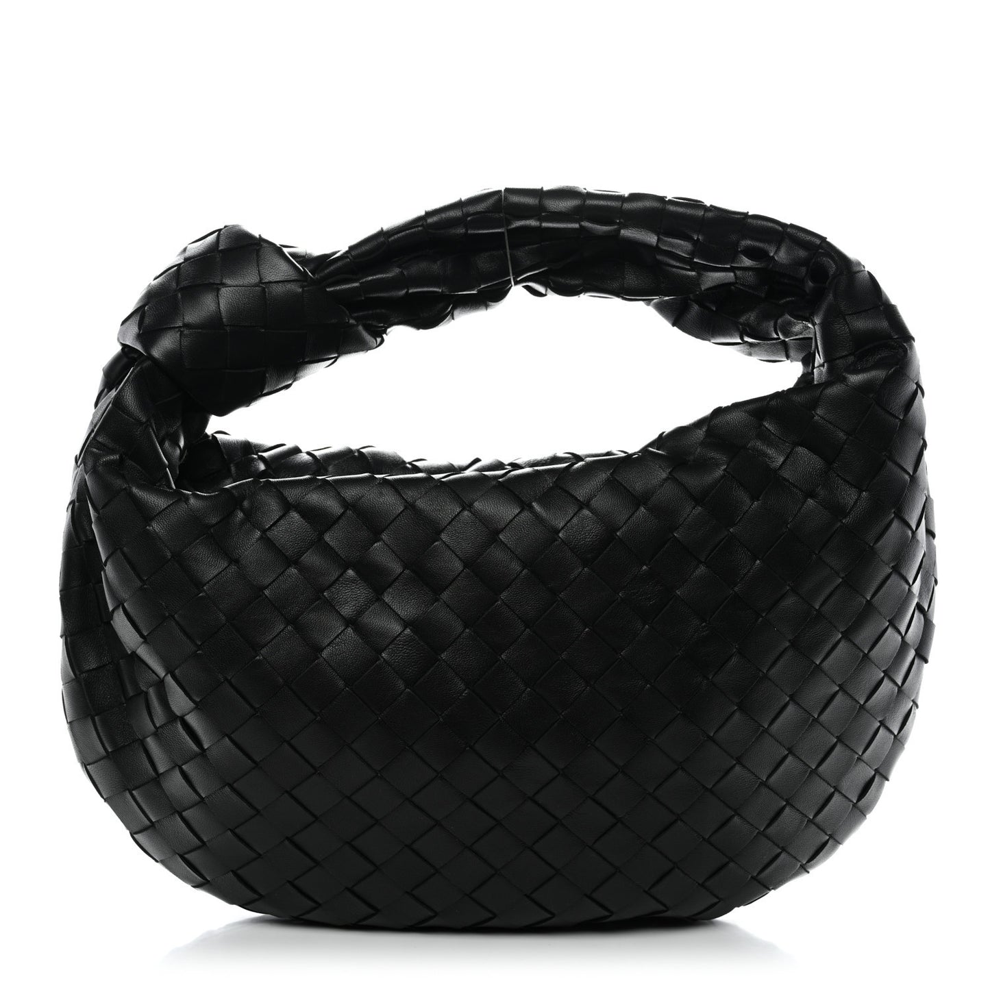 Nappa Intrecciato Teen Jodie Hobo Black