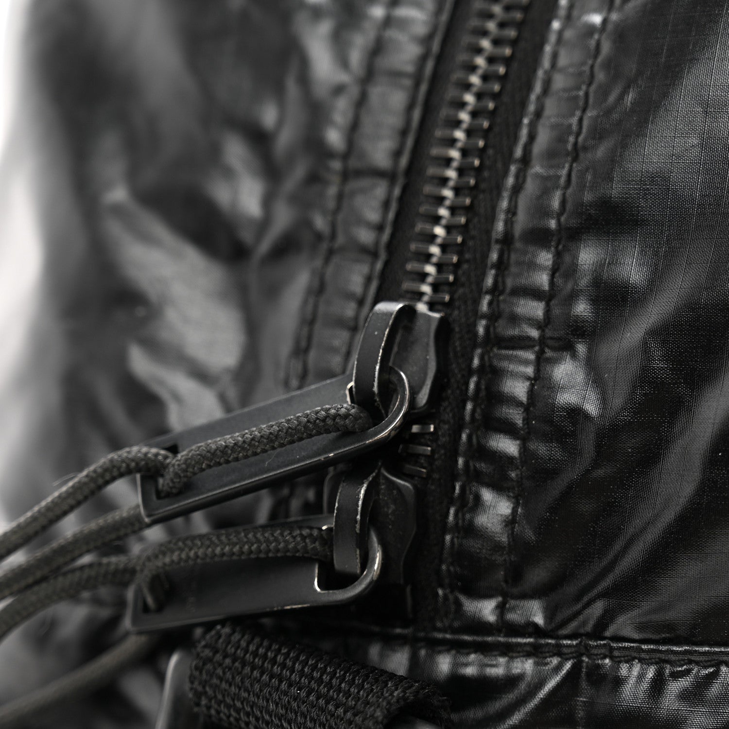 Saint Laurent Nylon Nuxx Ripstop Duffle Black White 7 of 8