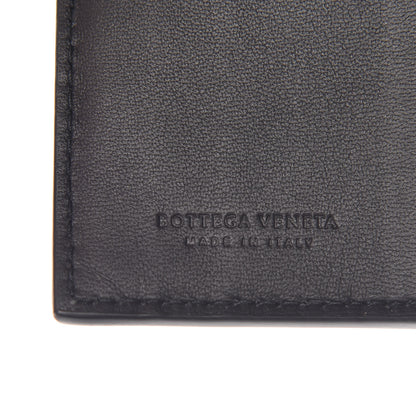 Bottega Veneta Nappa Intrecciato Stitched French Flap Wallet Tourmaline Denim Krim 6 of 7
