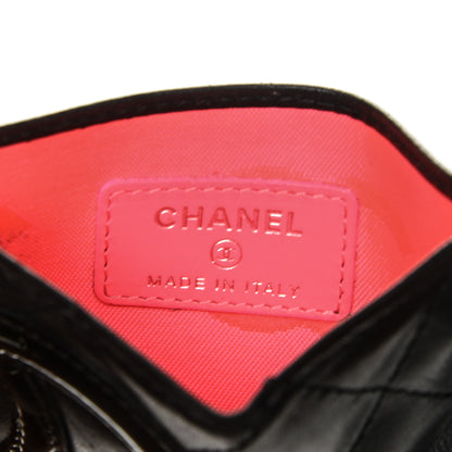 Chanel Calfskin Quilted Cambon Card Holder Black 6 of 7