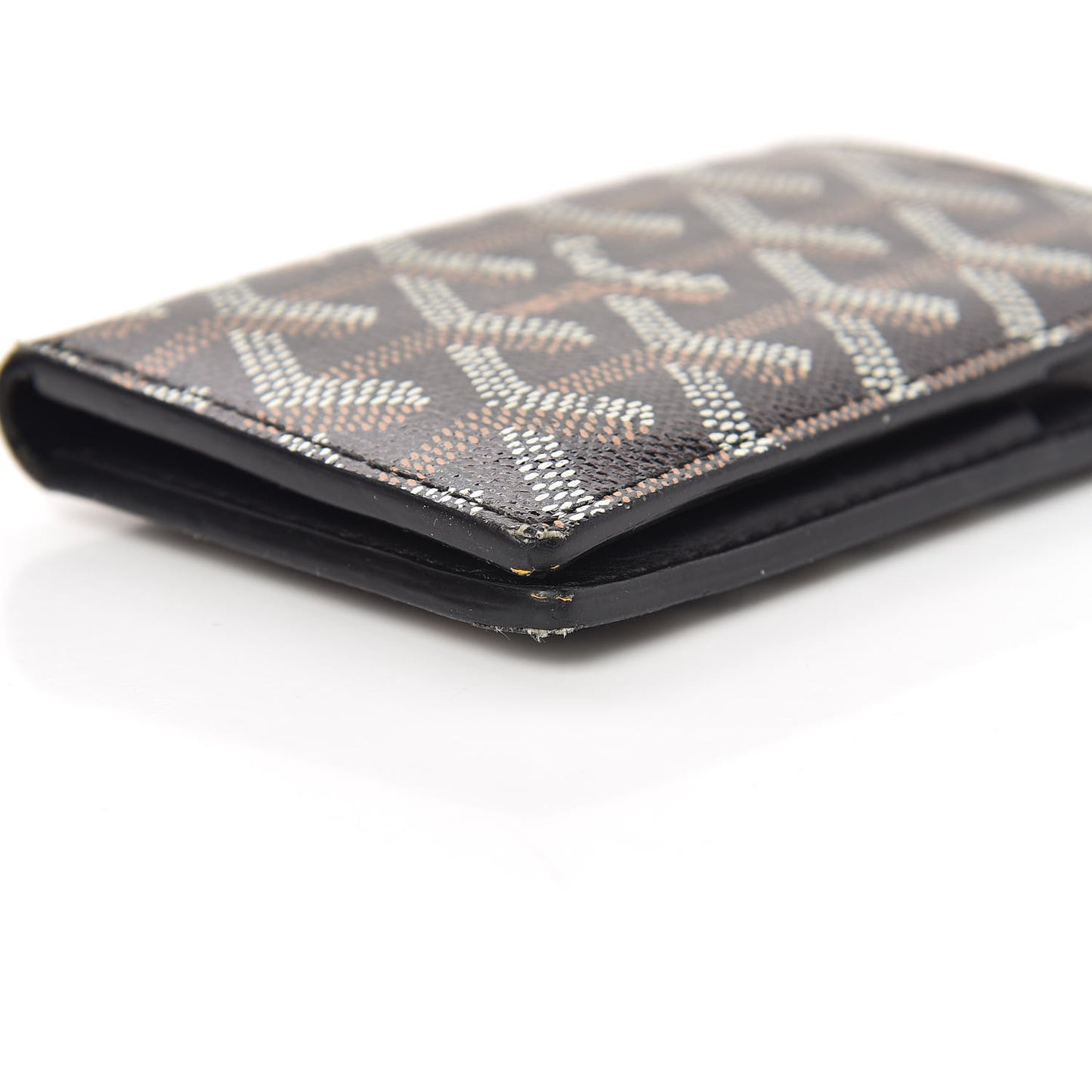 Goyardine Saint Pierre Card Holder Black