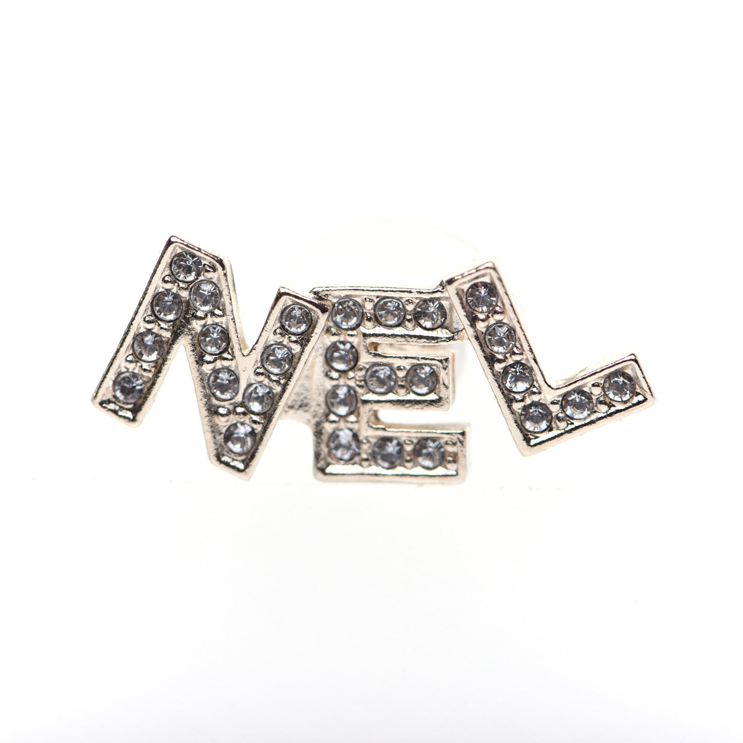 Crystal Pearl Signature Stud Earrings Gold